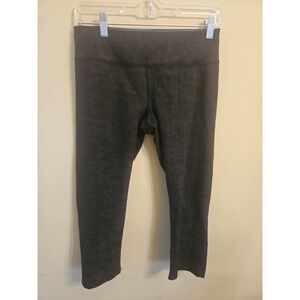Calvin Klein Wick Performance Leggings Black With Grey  Size Medium 0267